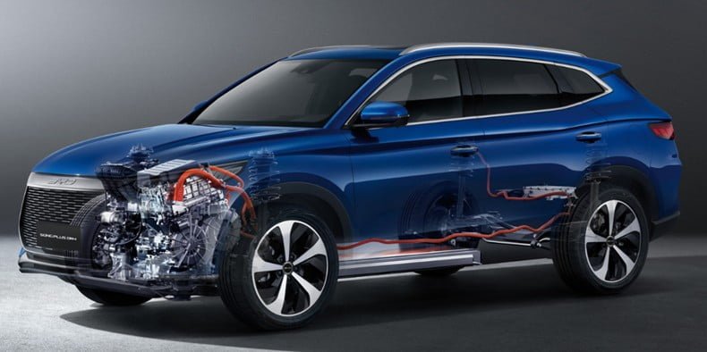 Exclusiva tecnologia híbrida do BYD Song Plus DM-i