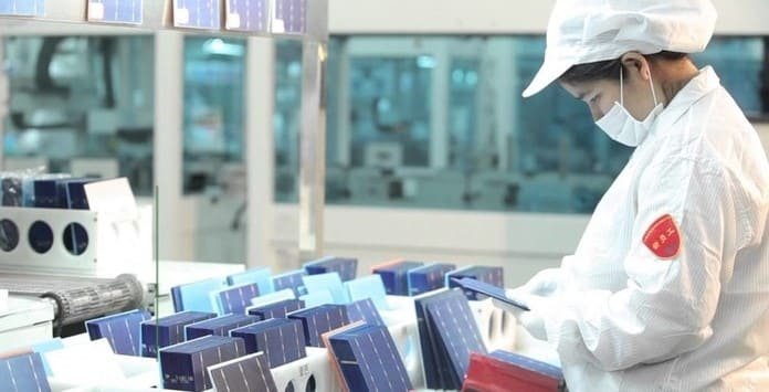 Produção de produtos solares fotovoltaicos